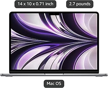 Amazon.com: Apple 2022 MacBook Air with M2 Chip, 13-inch, 8GB RAM